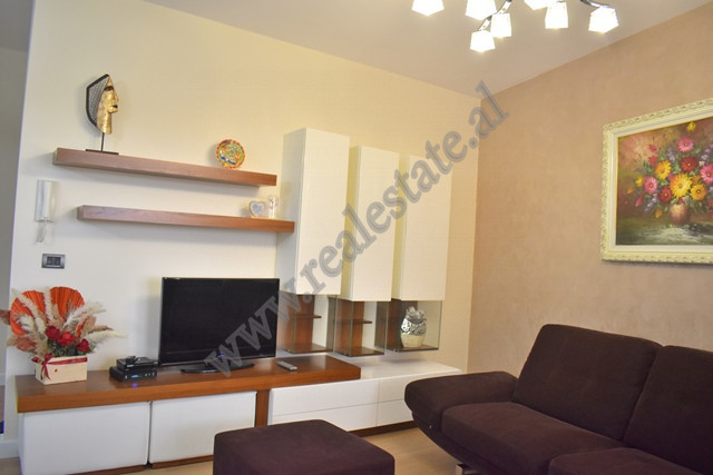 Three bedroom apartment for rent in Xhanfize Keko street in Tirana.
The apartment is located on the